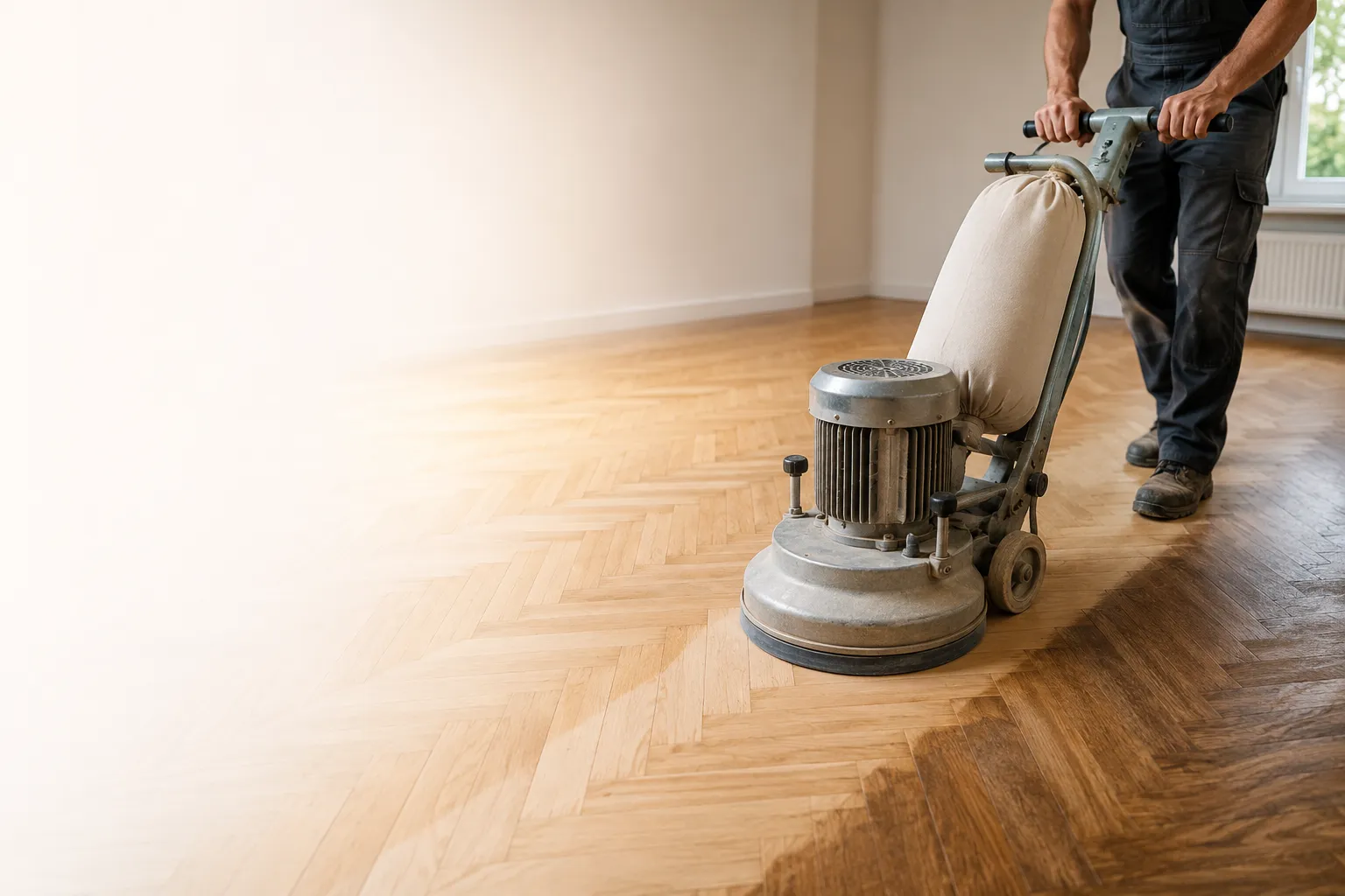 Ponçage parquet Bruxelles